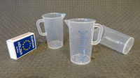 Bild des folgenden Artikels: Meßbecher, 50ml, klein, stabil aus PP