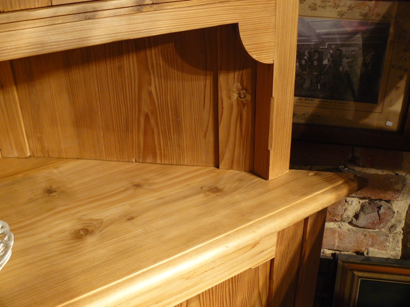 Eckschrank Antik Weichholz